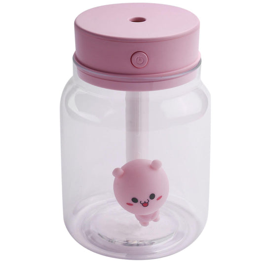 Humidifier Mini Usb Small Household Sprayer Luminous Cup Pink