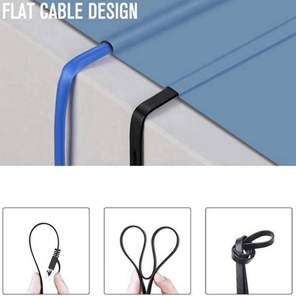 High-speed Flat Internet Computer Cable Cat7 for Router, Modem, (5m)