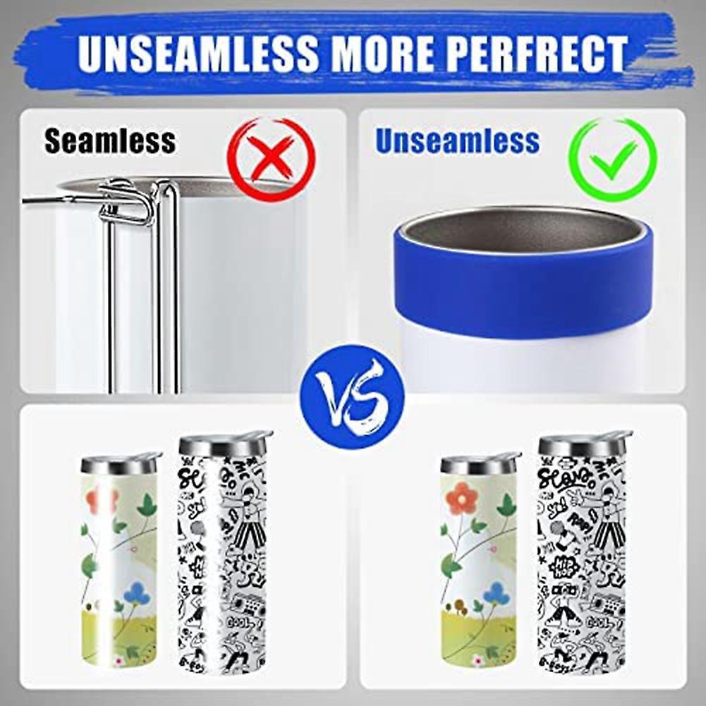 Silicone Bands for Sublimation Tumbler,2 Sizes Tight-fitting