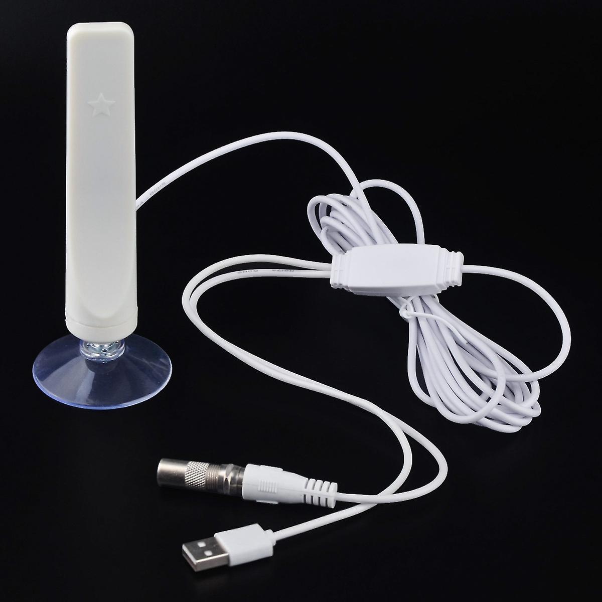Indoor Digital Hdtv Antenna Tv 50 Miles Range Radius Amplifier Dvb-t2