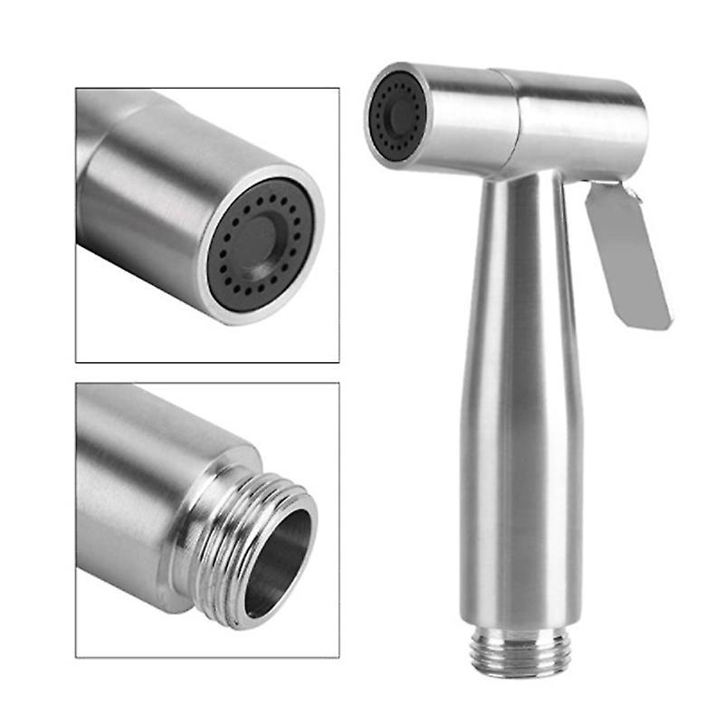 Stainless Steel Handheld Toilet Bidet Sprayer Bathroom Water Spray
