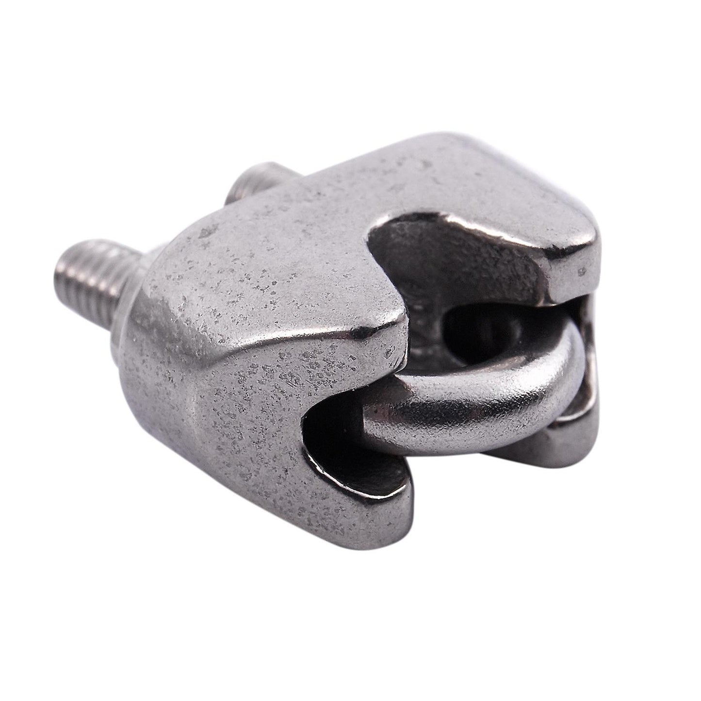 10pcs 2mm 1/16 Inch Stainless Steel Wire Rope Cable Clamp Fastener