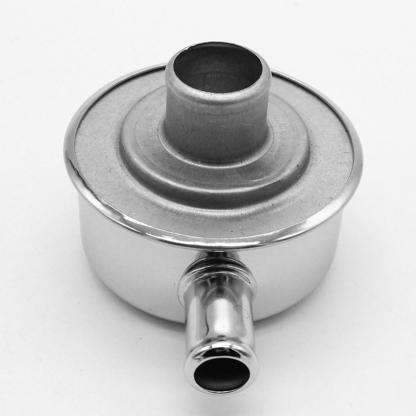 Round Valve Cover Breather Push In Style with Vent Tube Sbc Bbc Sbf