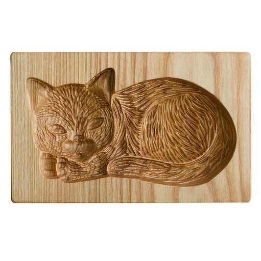 Cookie Mold Shortbread Mold Wooden Shortbread Mold(cat)