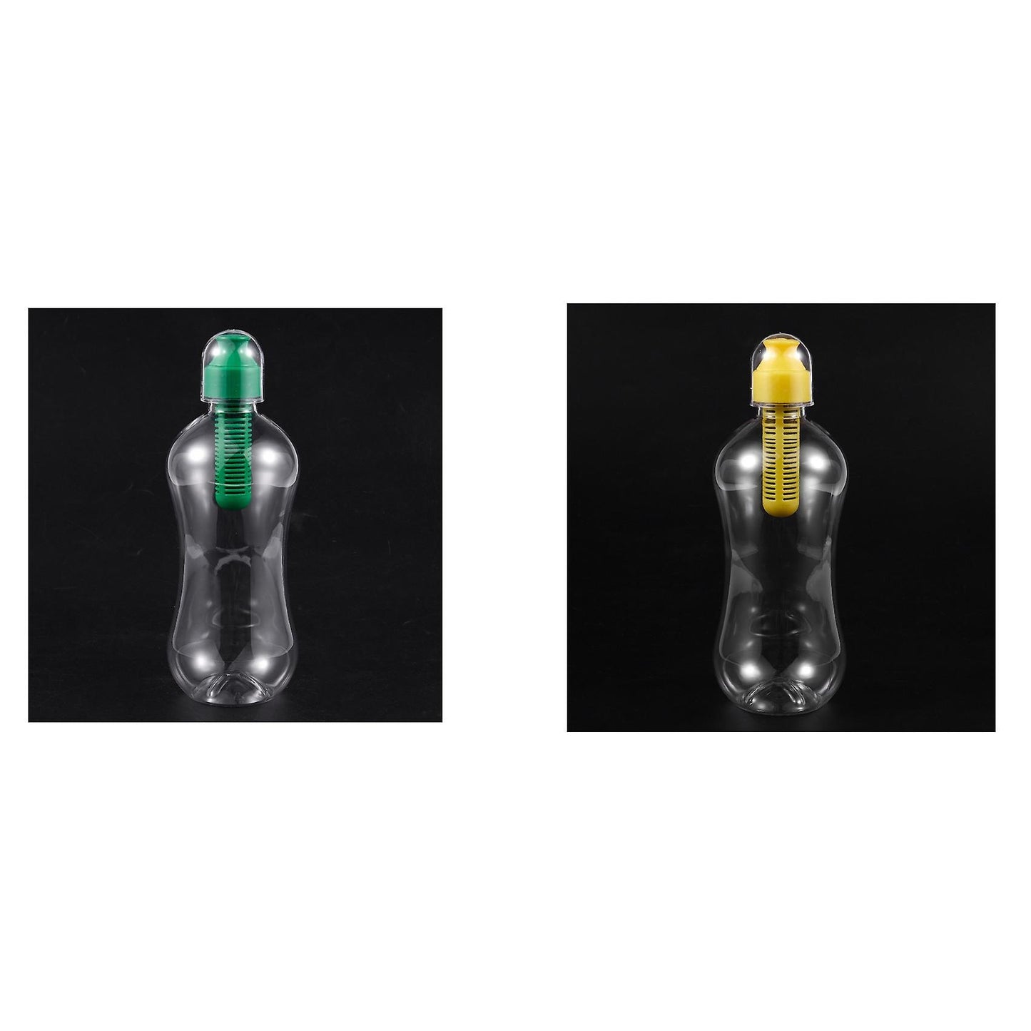 550ml Outdoor Water Hydration Filter Bottle Filtered Drinking, Green