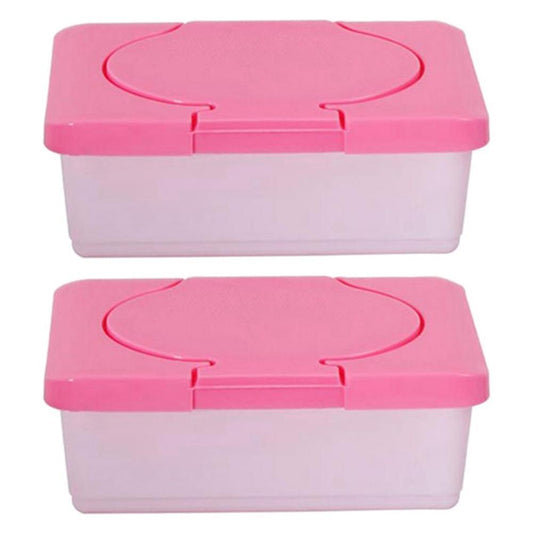 Dry & Wet Tissue Paper Case Wipes Napkin Storage Box Holder Container