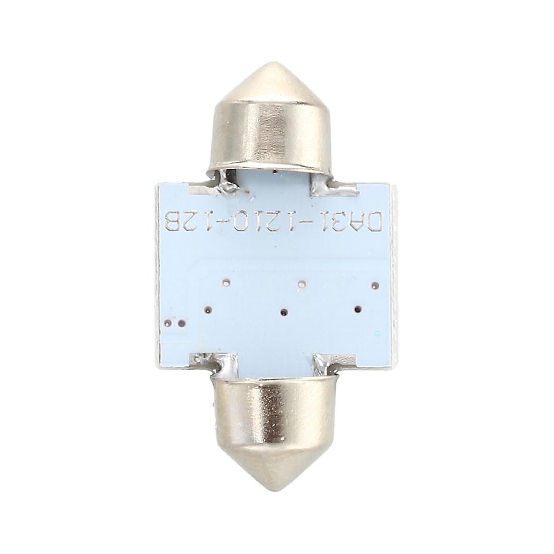 10 X White 12 Smd Led Festoon Interior Dome Bulb Light 31mm