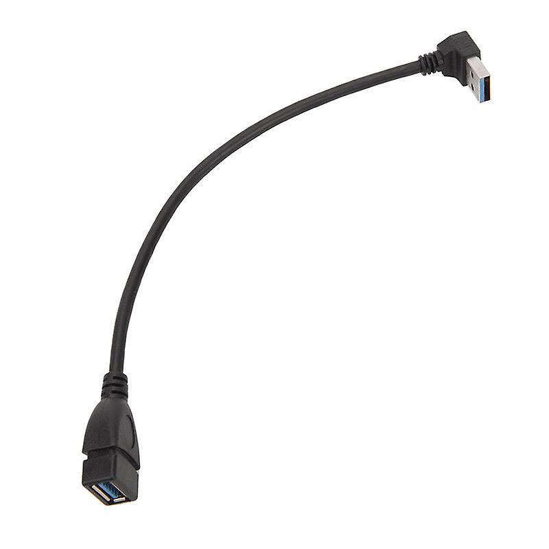 Usb 3.0 Angle 90 Degree Extension Cable Male to Female Adapter Down