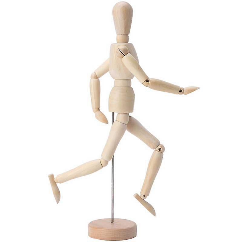 Adjustable Wooden Doll Ornaments Creative Ornaments Home -mini
