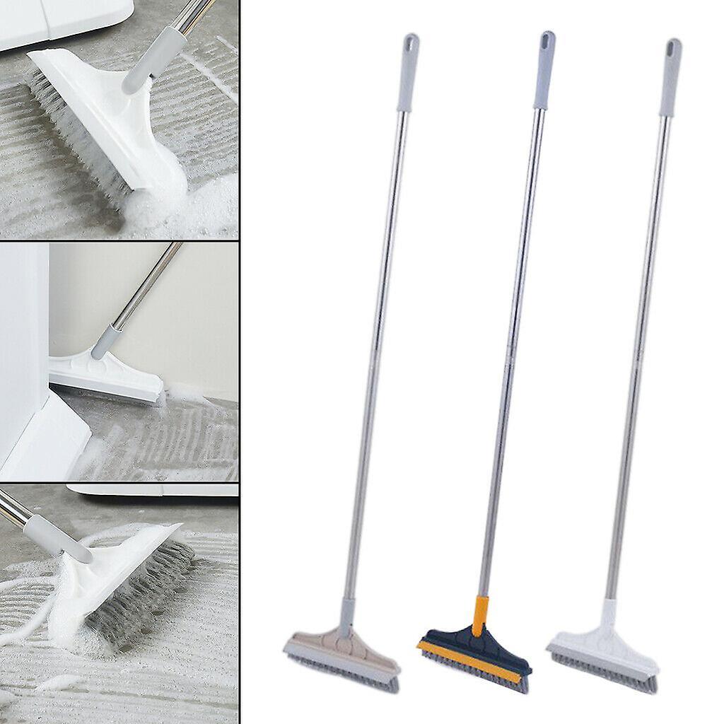 2 In 1 Kitchen Floor Scrub Brush 120 for Bathroom - Beige