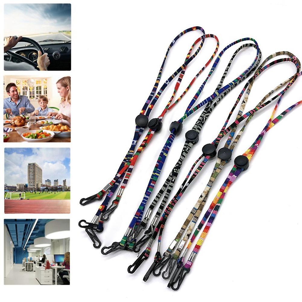 2pcs Adjustable Face Mask Hanging Rope Face Mask Lanyard Anti-lost 1