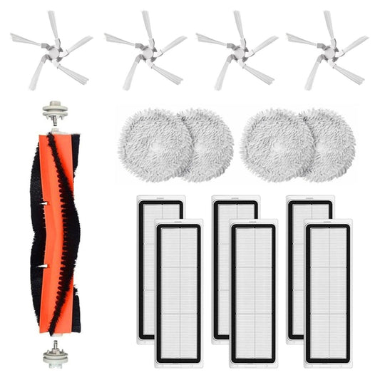 13pcs Hepa Filter Mop Cloth Main Side Brush for Xiaomi Dreame Bot W10