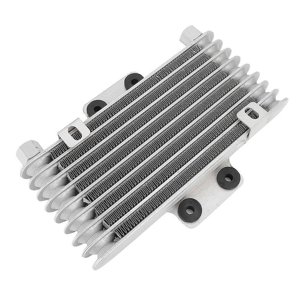 Motorcycle Engine Oil Cooler Fan Cooling Radiator Aluminum 125ml