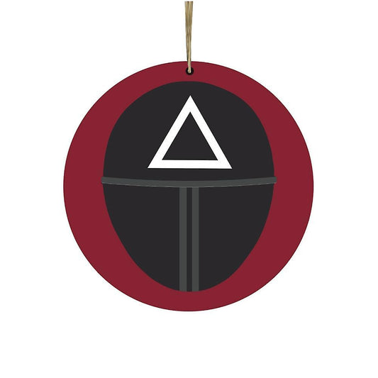 Squid Game Pendants Christmas Squid Game Ornaments Triangular