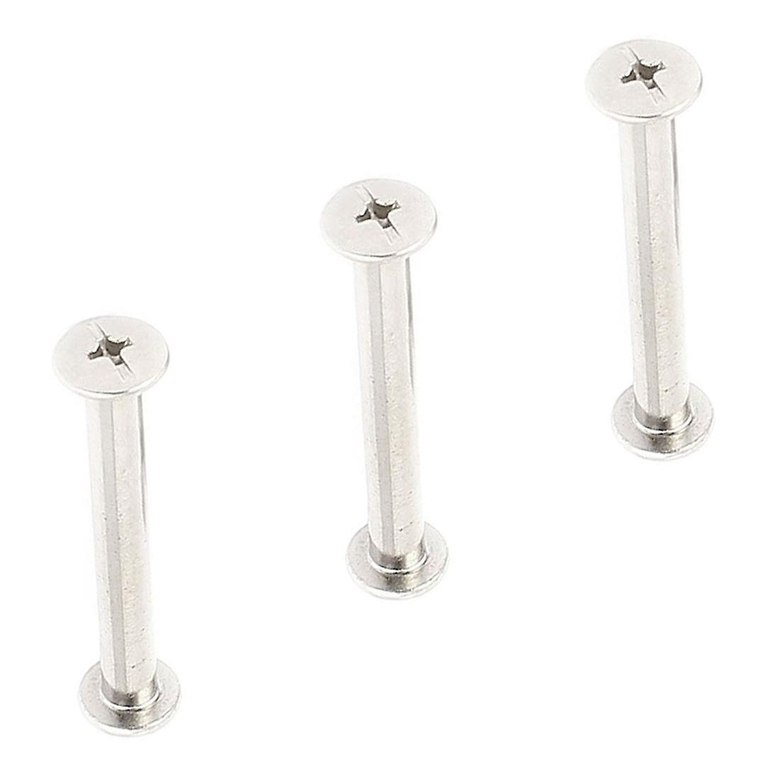 Scrapbook Photo Albums M5x40mm Nickel Plated Binding Screw Post 10pcs