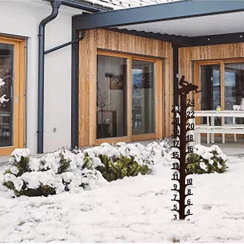 1 Mountain Bike Garden Snow Detector Gauge Outdoor 24 Inch Gauge