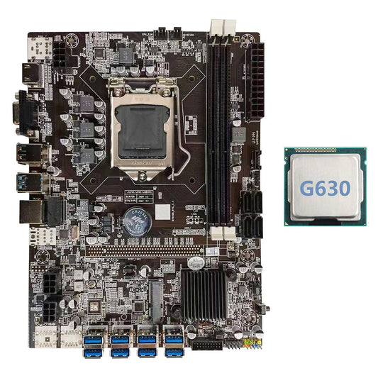 B75 Btc Mining Motherboard+g630 Cpu Usb Btc Miner Motherboard