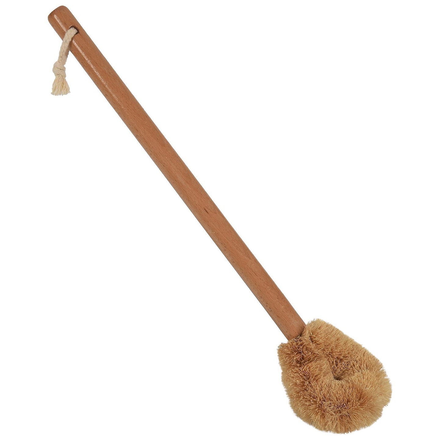 Updated Modern Version Toilet Bowl Brush, Coconut Fiber Brush Head