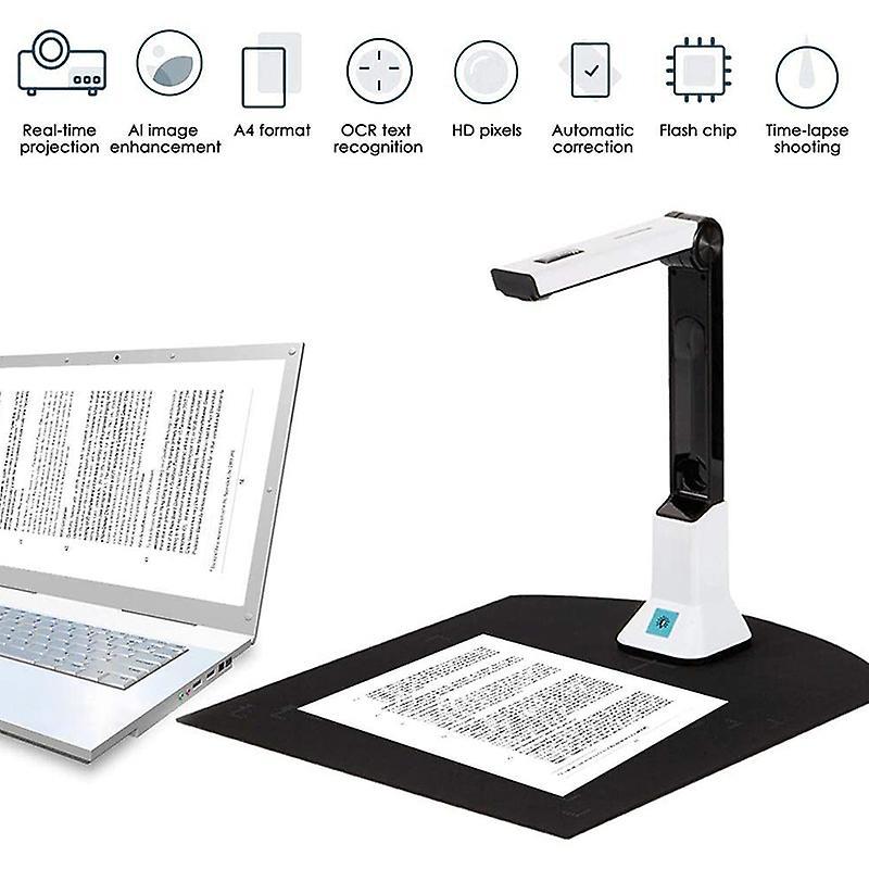 Portable High-definition Scanner, with Real-time Projection Function