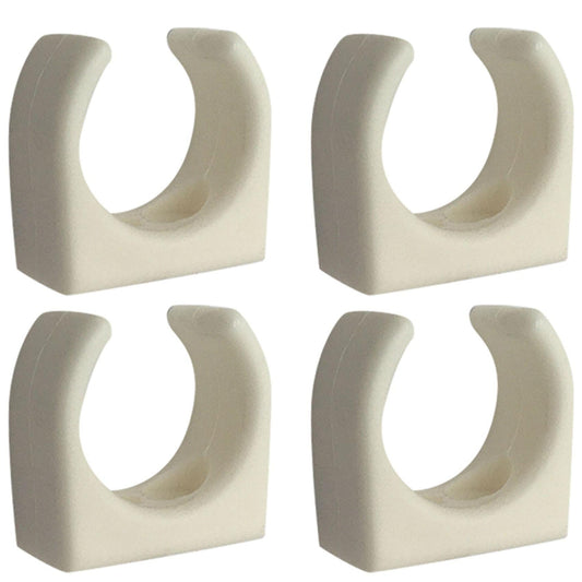 2 Pcs Nylon Ladder Clip Boat Hook Clip for Yacht Boat,white