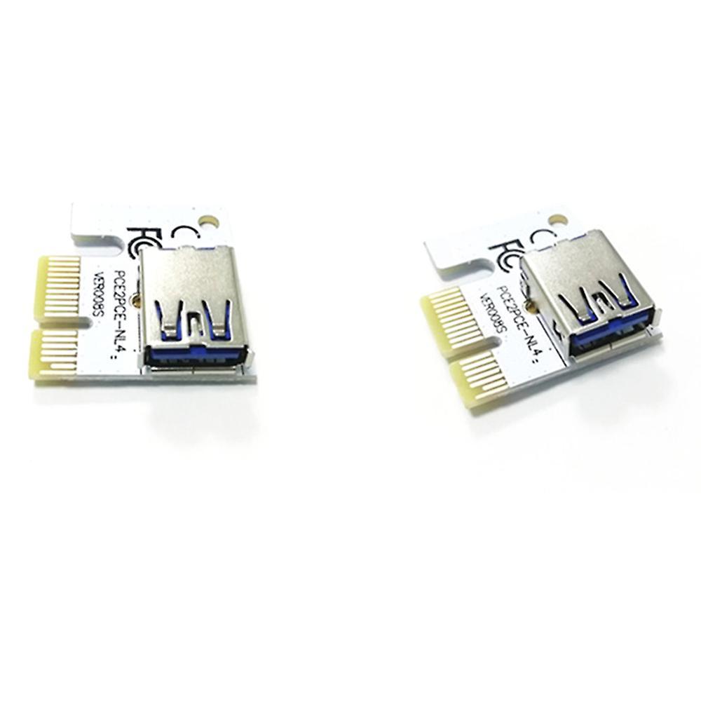 10pcs Pci Express Riser Card Pci 1x Pci-e X1 Riser 90 Degree Usb 3.0