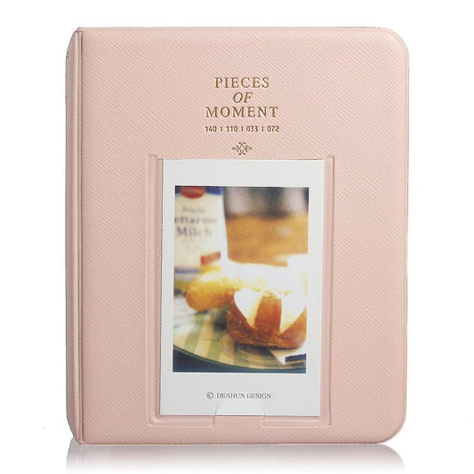 64 Pockets Mini Album Case Storage for Photo Fujifilm Instax Film Size - Pink