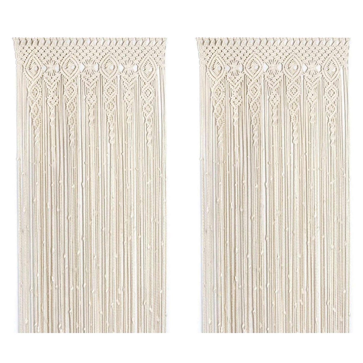 Hanging Room Divider Macrame Curtains Wedding Curtain Boho Wall Decor