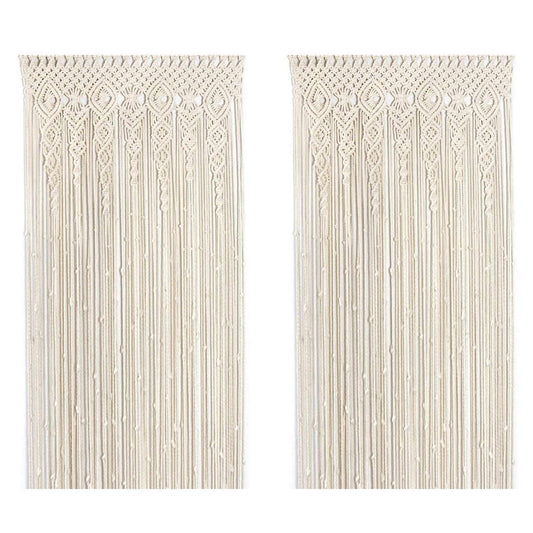 Hanging Room Divider Macrame Curtains Wedding Curtain Boho Wall Decor