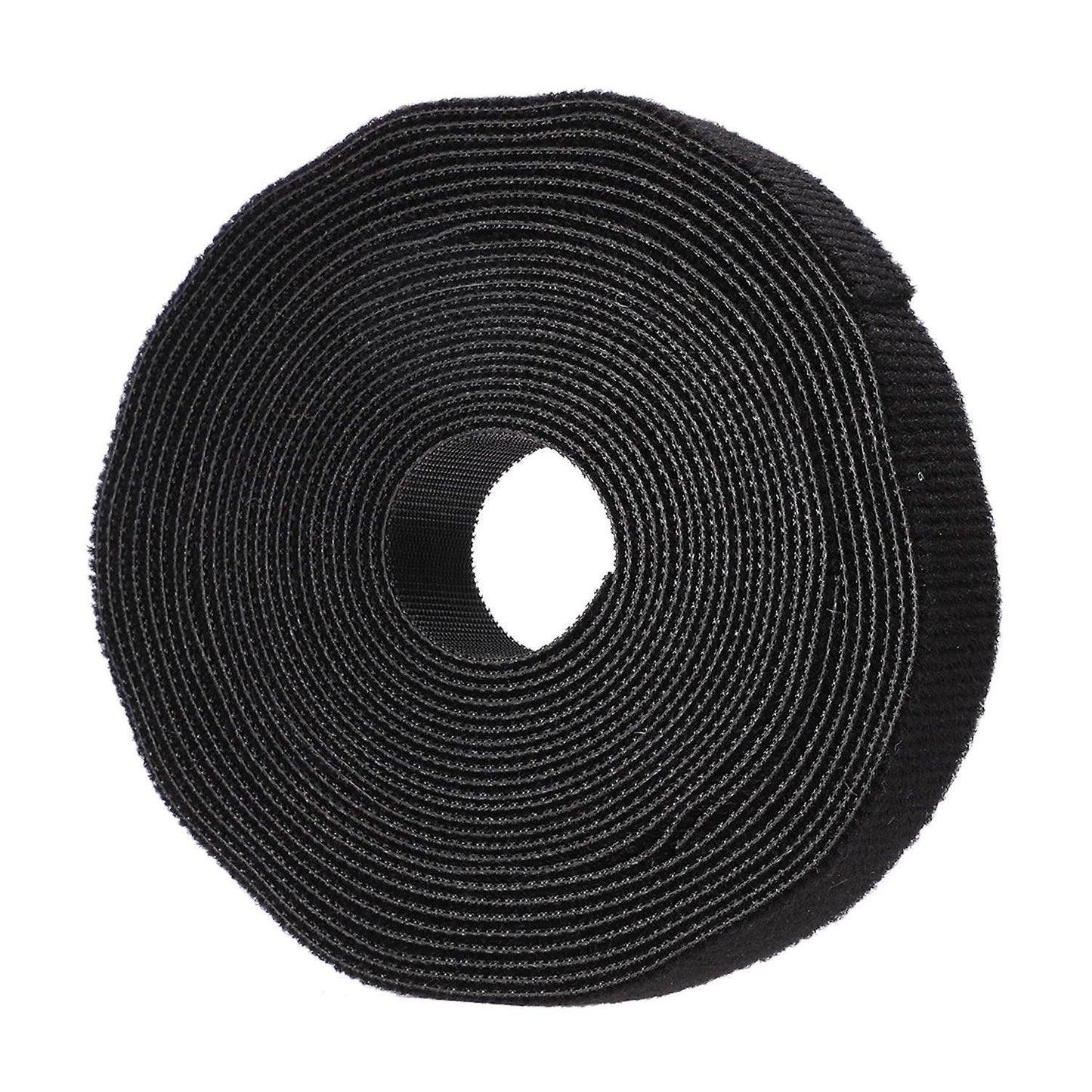 Fastening Tape 2cm Hook & Loop Fastening Tape Cable Ties 5m Black