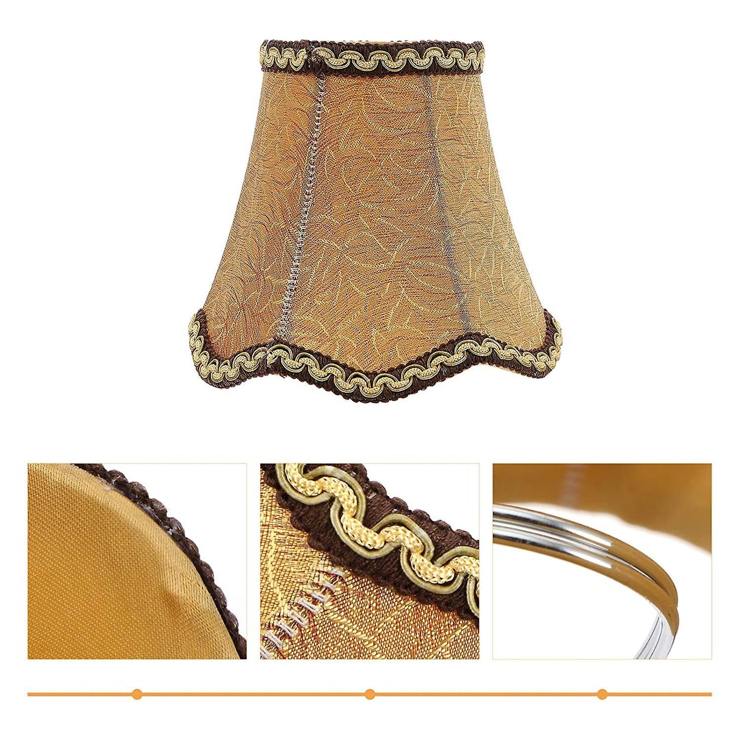 Chandelier Lamp Shades Fabric Cloth Clip On Light Shades Lamp Cover