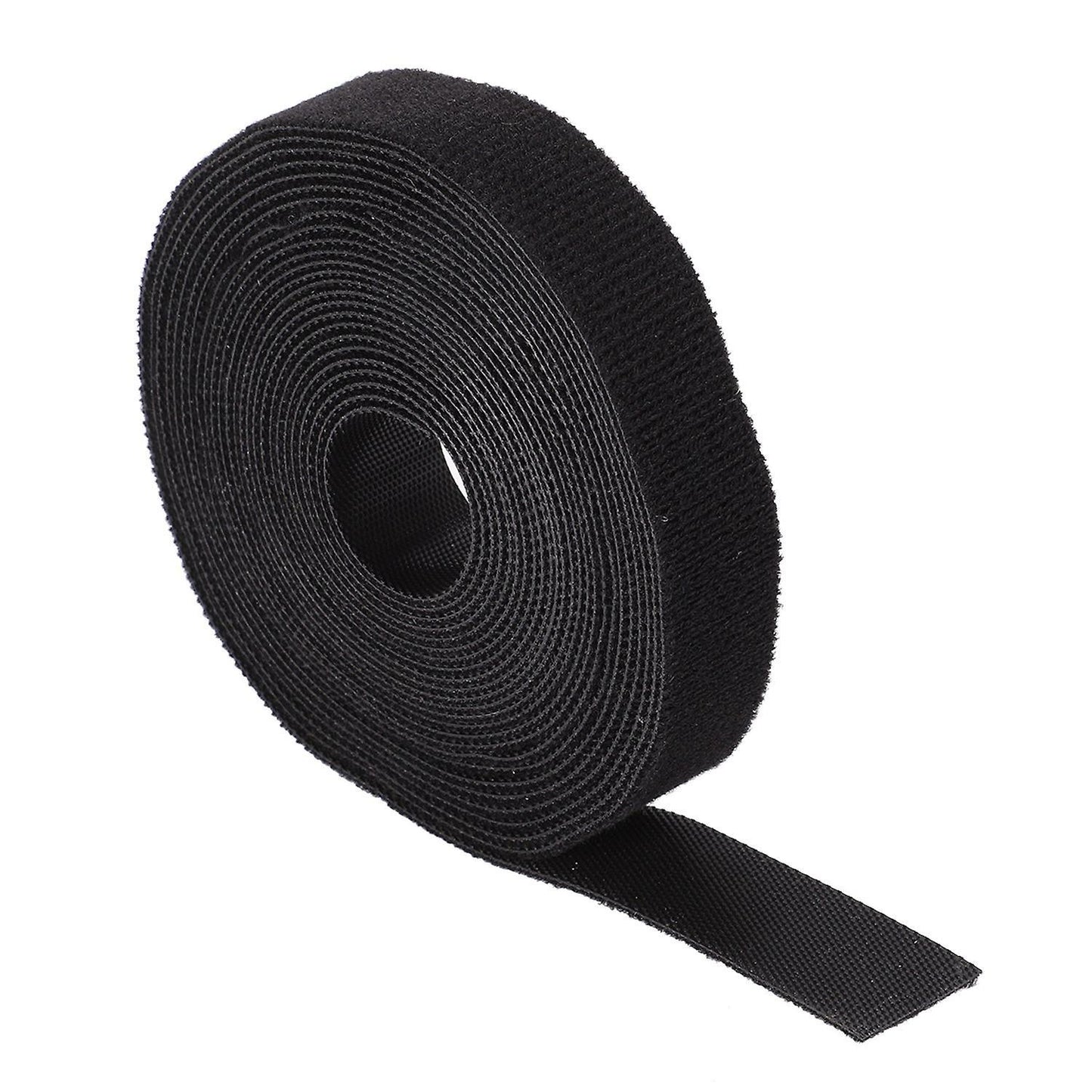 Fastening Tape 2cm Hook & Loop Fastening Tape Cable Ties 5m Black