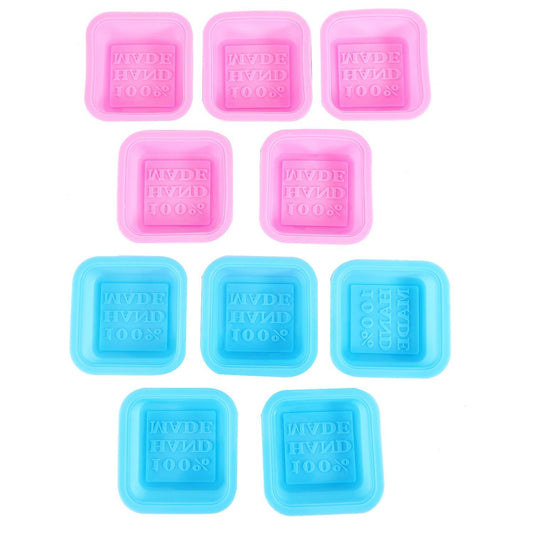 10pcs Diy 100% Hand Make English Word Multifunctional Soap Mold