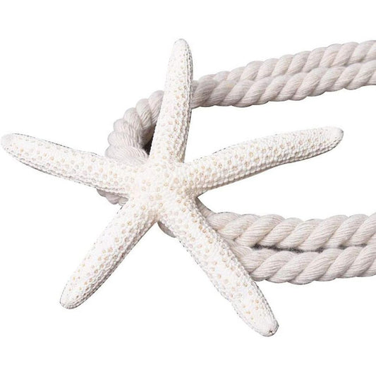 Curtain Tiebacks Natural Starfish for Home Room Window Decor 1pcs