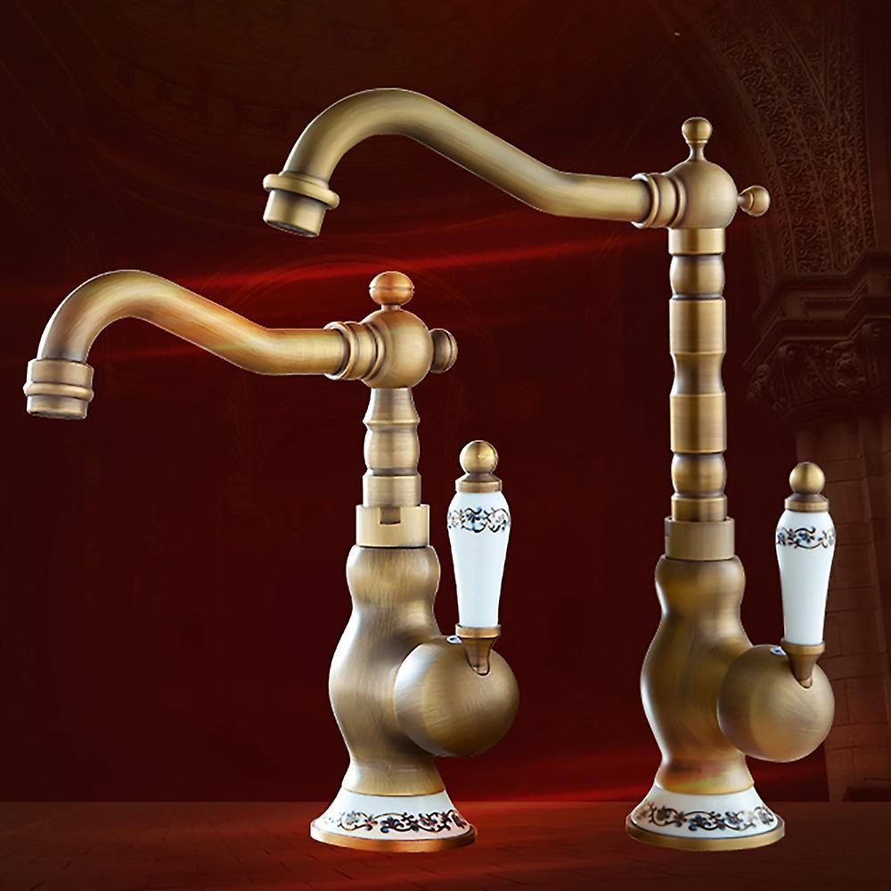 360 Degree Swivel Spout Basin Mixer Tap Kitchen Faucet 23cm