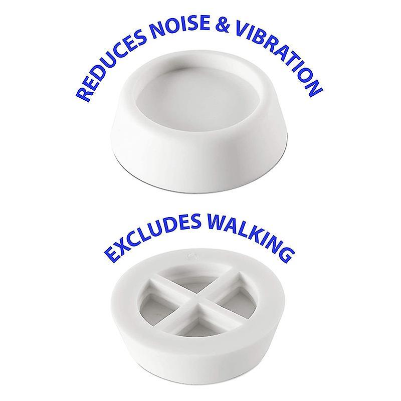 4pcs Washing Machine Stabilizer-dryer Washer Vibration Pads White