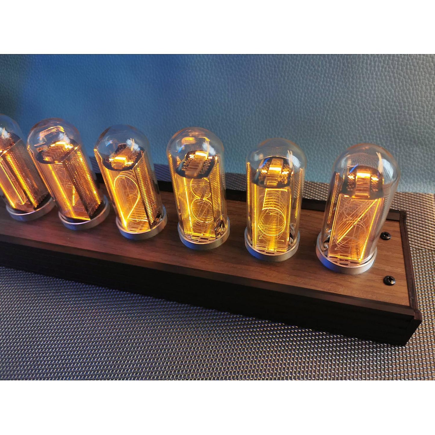 Rgb Nixie Tube Vintage Digital Alarm Clock Lcd Time Display