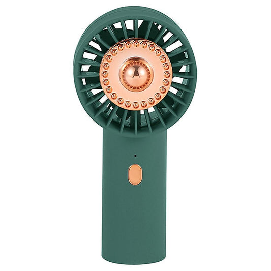 New Handheld Fan Portable Usb Charging Fan Office Endurance Fan Green