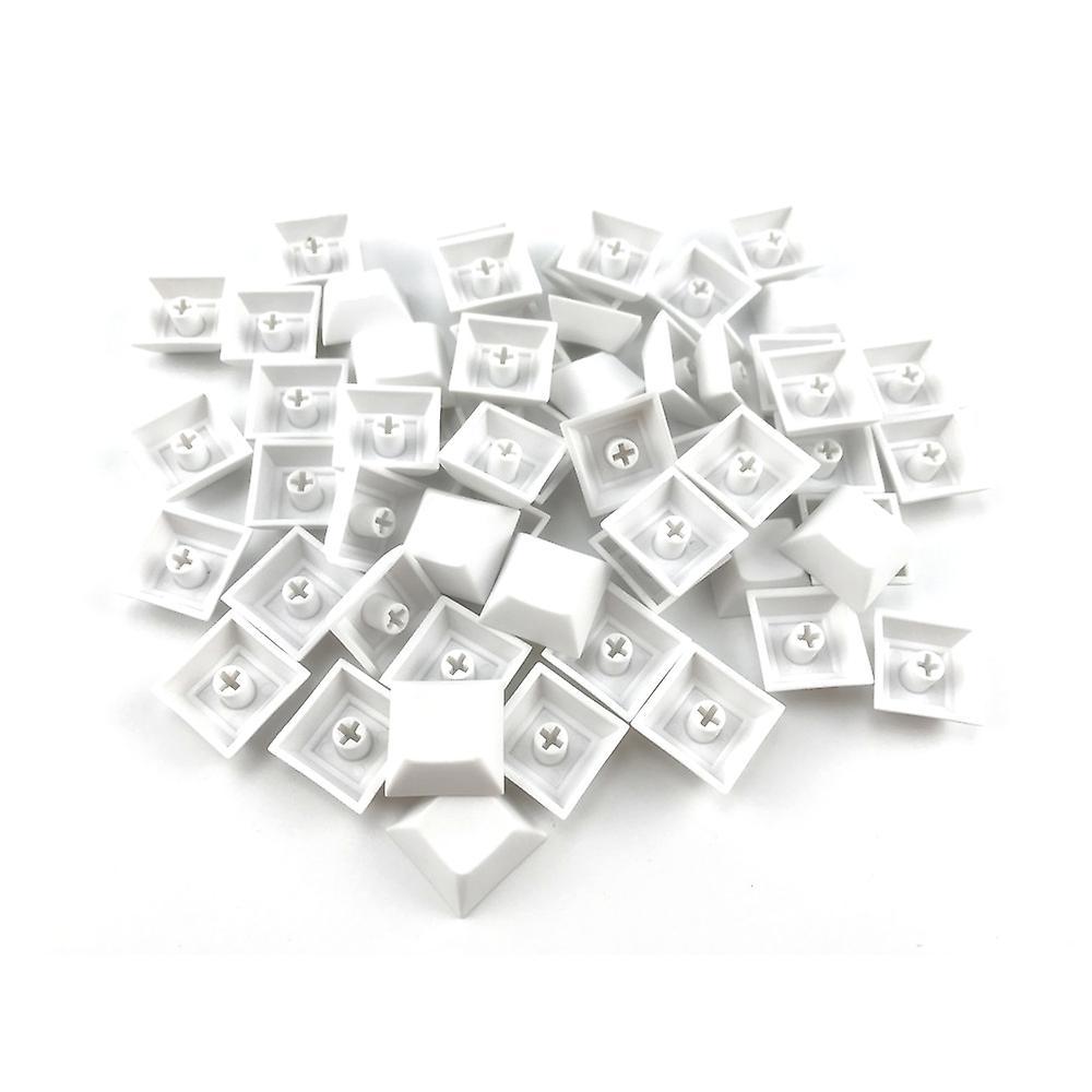 37 Pcs Pbt Dsa 1u Keycaps for Cherry Mx Custom Keycap Set,white