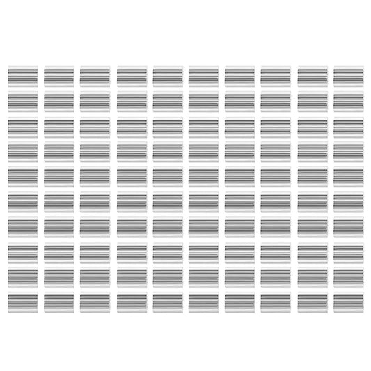 100pcs 3/32 Inch (3.0mm) Diameter Wire Rope Aluminum Alloy Sleeves