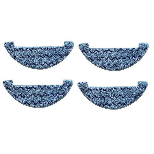 4pcs Replacement Washable Mop Cloth Mop Pads for Ilife A7 A9s Robot