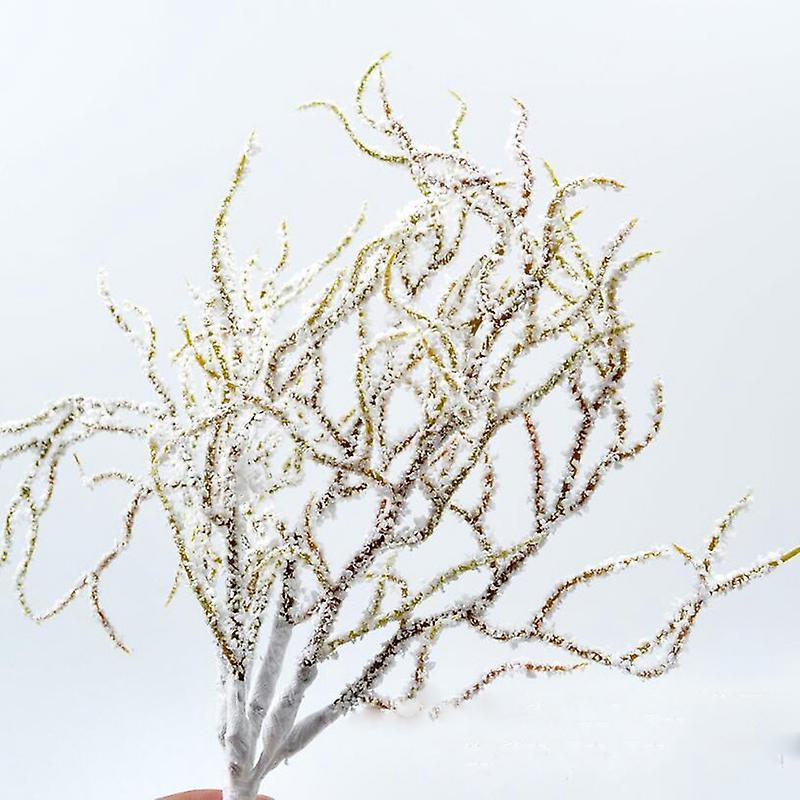 60 Pieces/10 Bunches Simulation White Flowers for Wedding Christmas
