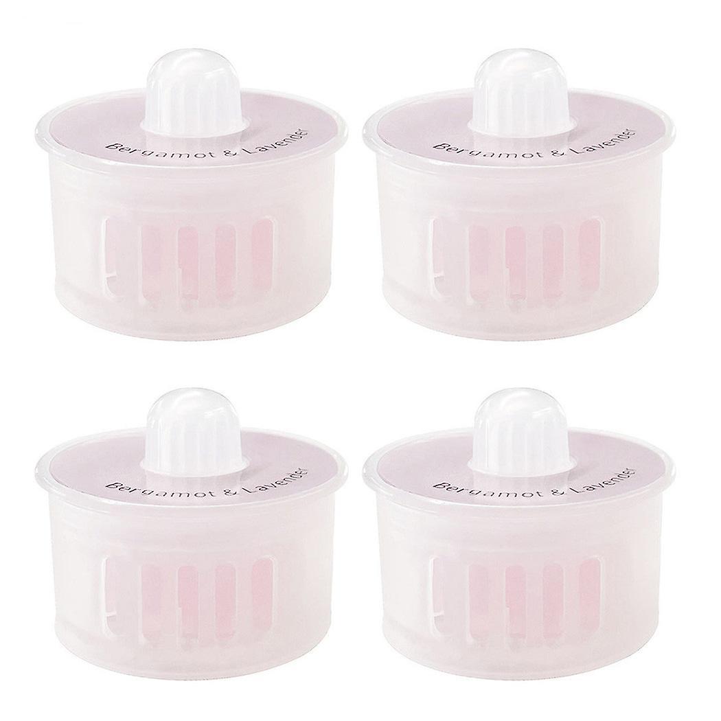 4pcs Aromatherapy Fragrance Deodorant Capsules for Ecovacs T9, Pink