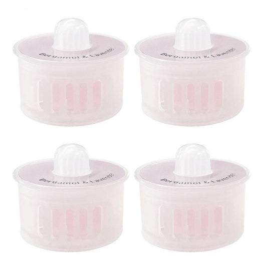 4pcs Aromatherapy Fragrance Deodorant Capsules for Ecovacs T9, Pink