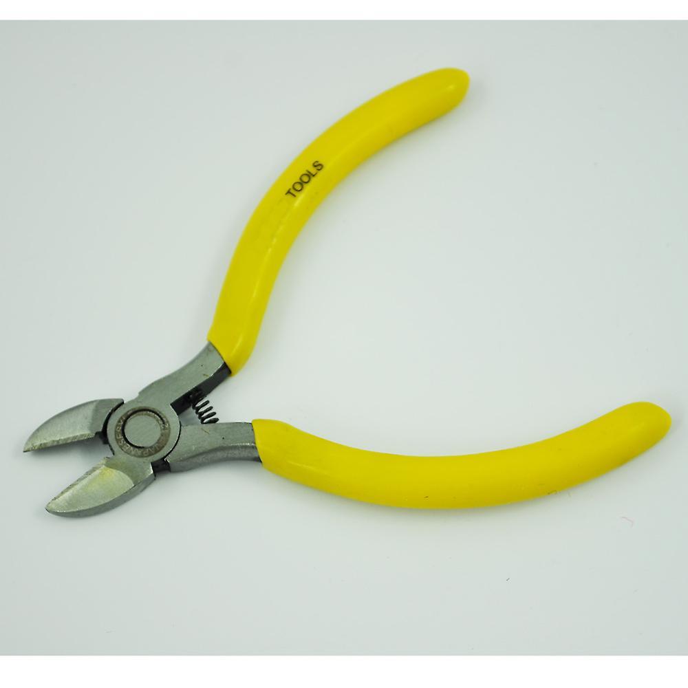 Professional Tools Wire Cutter Plier Yellow 4.5 Inch 125 Mm