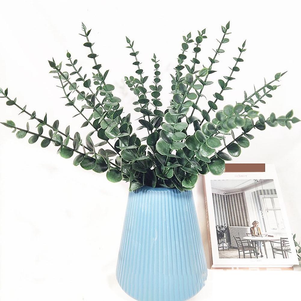 36pcs Eucalyptus Stems Decor Artificial Eucalyptus Faux Branches