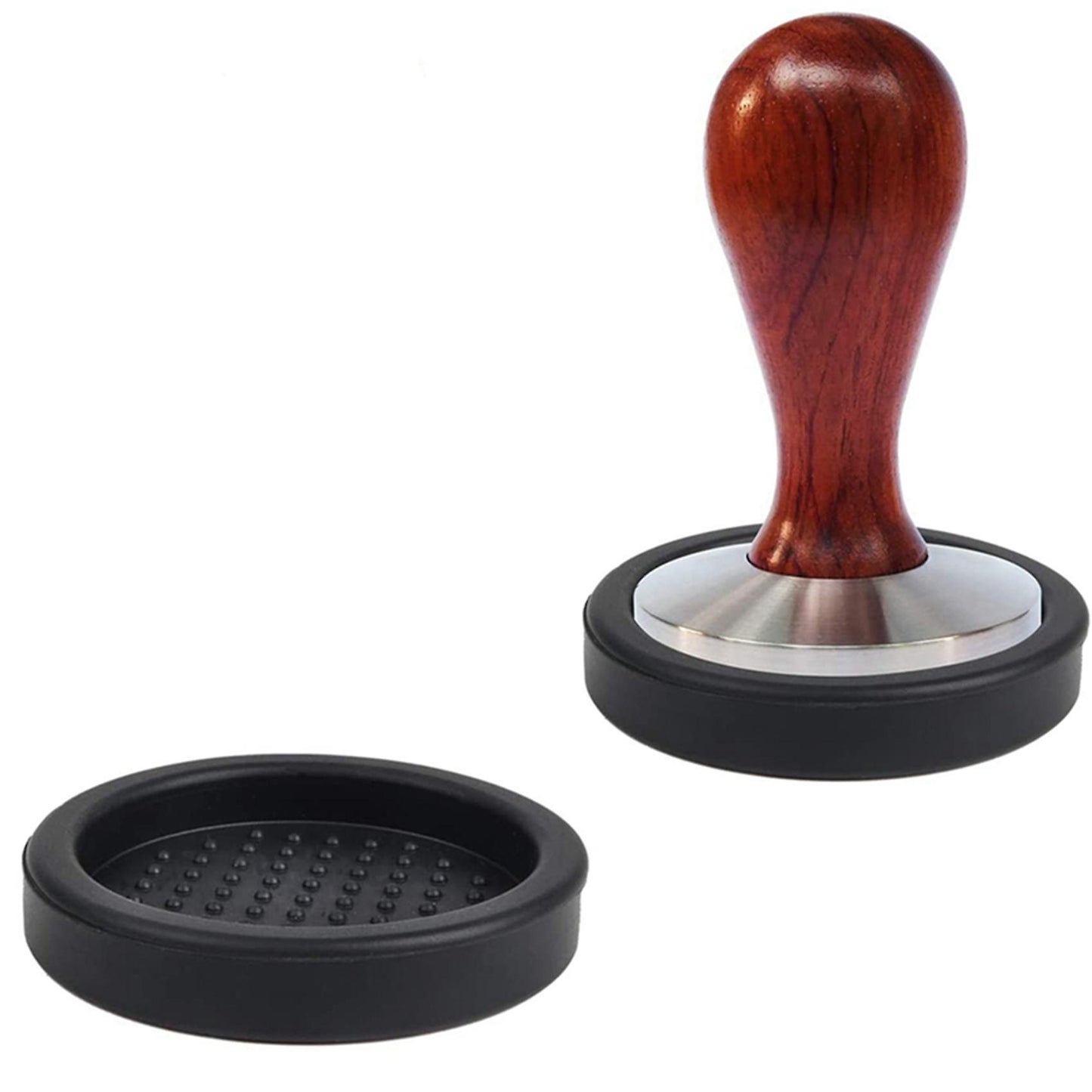 4x Coffee Tamper Mat, Food Safe Silicone Tamping Stand Mat Anti-slip