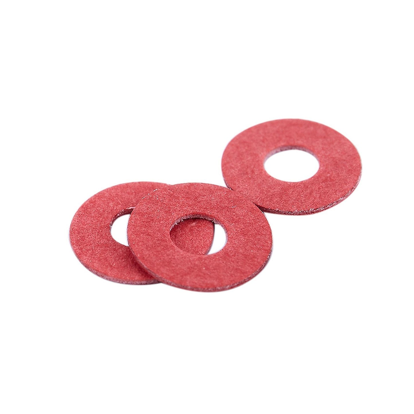 400 Pcs 3x8x0.7mm Insulated Fiber Insulating Washers Spacers Red