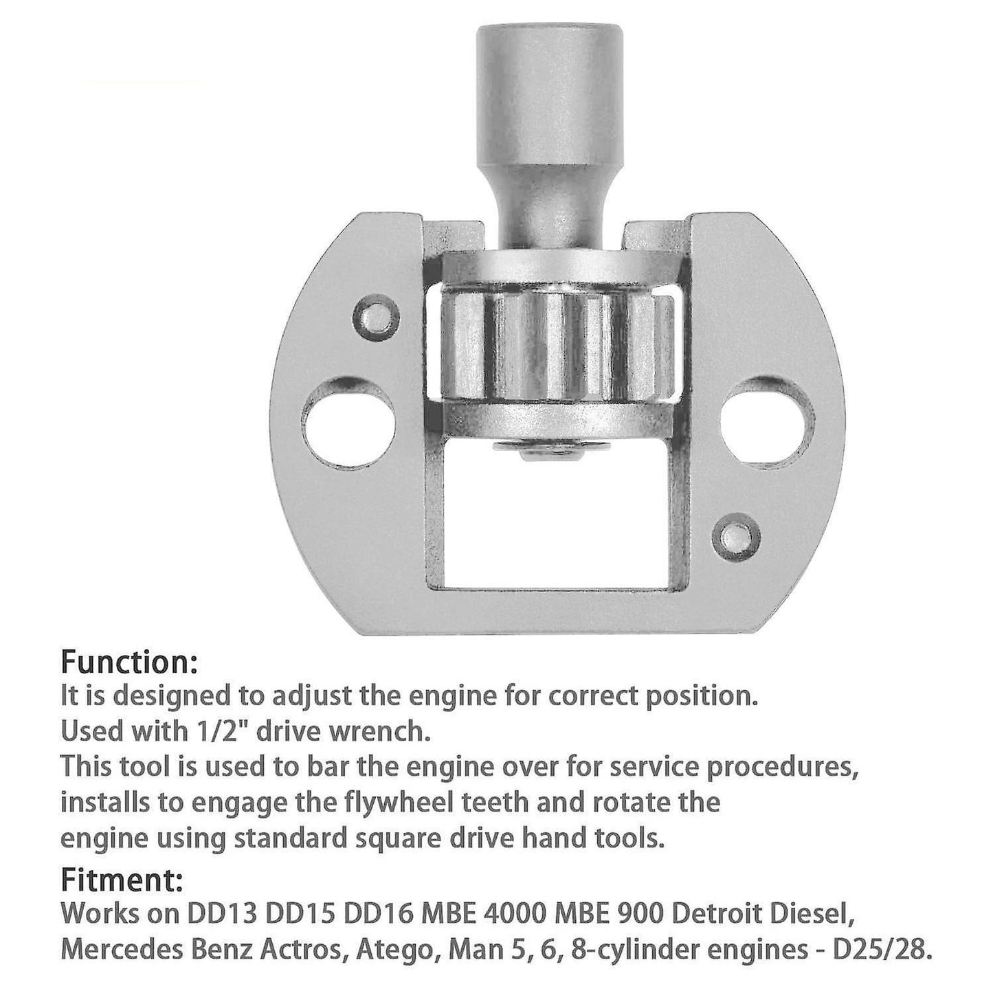 Engine Turning Barring Adjust Tool for Detroit Diesels Dd13 Engine