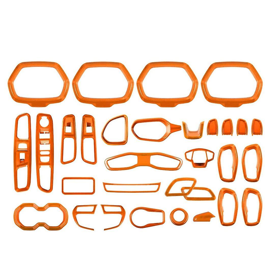 Air Conditioning Vent Interior for Jeep Renegade 2016-2018 (orange)