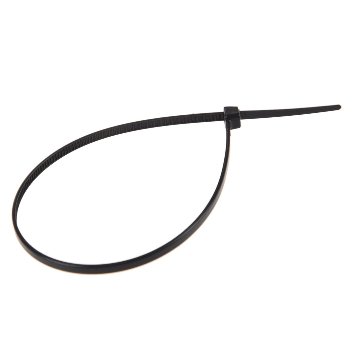 8 Inch Plastic Cable Zip Ties 100-pack (black)